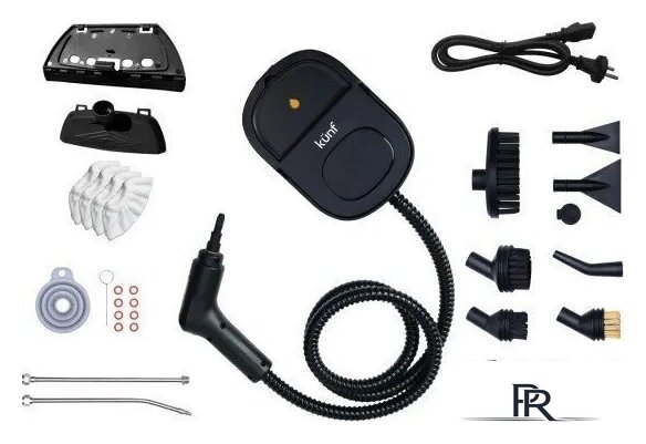 Пароочиститель Kunf TC-SC-003 B (черный) - Изображение №2 — Интернет-магазин ПроЗаказ