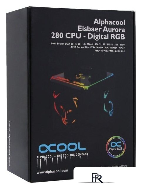 Система жидкостного охлаждения для процессора Alphacool Eisbaer Aurora 280 CPU - Digital RGB 11729 - Изображение №10 — Интернет-магазин ПроЗаказ