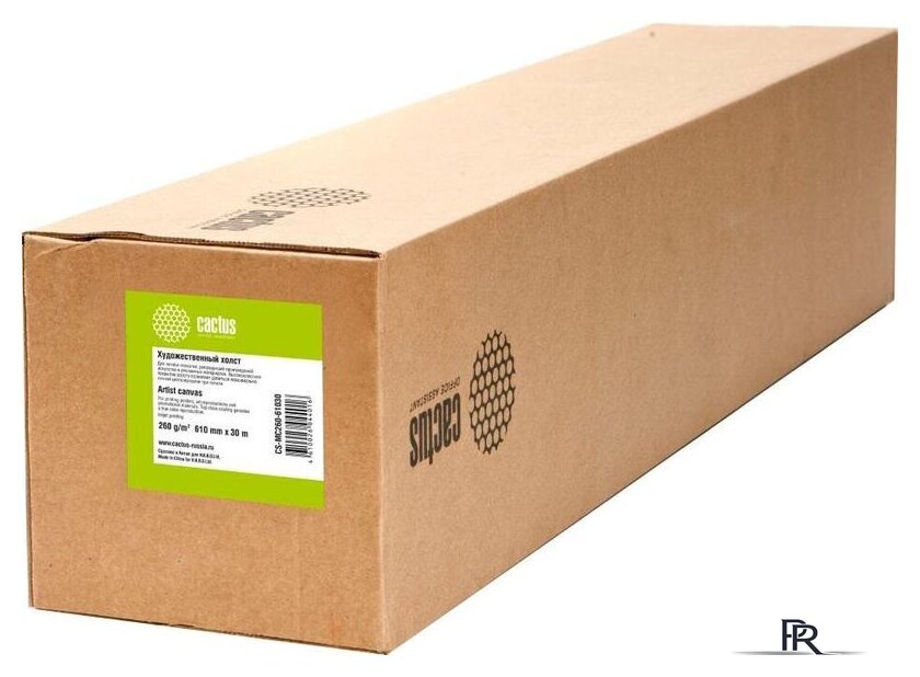 Холст CACTUS 610 мм х 30 м 260 г/м2 CS-MC260-61030 - Изображение №1 — Интернет-магазин ПроЗаказ