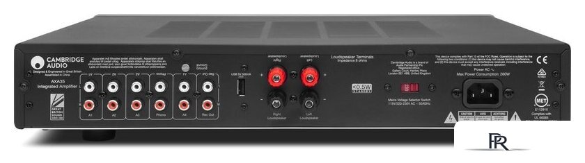 Интегральный усилитель Cambridge Audio AXA35 (серебристый) - Изображение №4 — Интернет-магазин ПроЗаказ