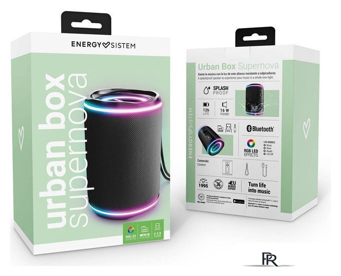 Беспроводная колонка Energy Sistem Urban Box Supernova (черный) - Изображение №6 — Интернет-магазин ПроЗаказ