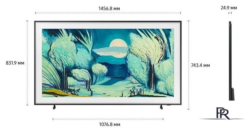 Телевизор Samsung The Frame QLED LS03F QE65LS03FAUXRU - Изображение №4 — Интернет-магазин ПроЗаказ