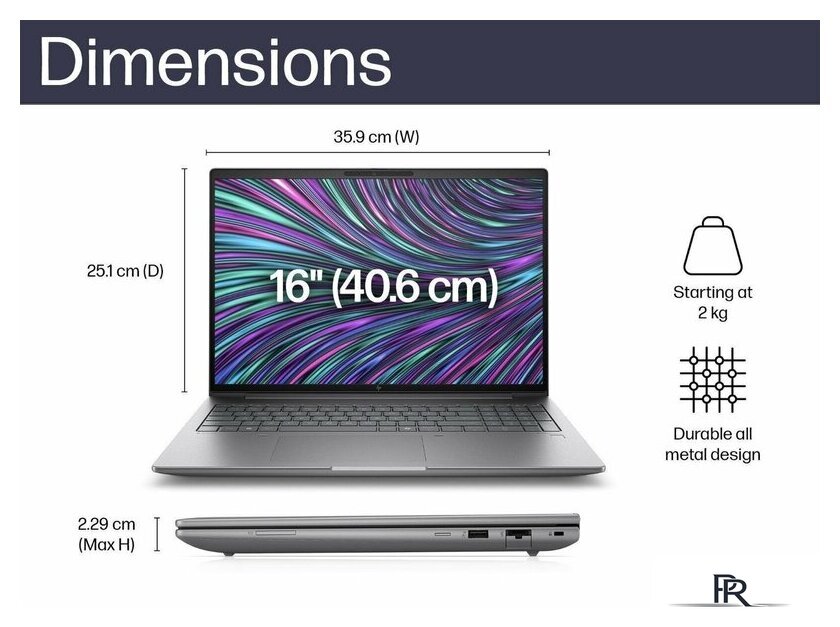 Рабочая станция HP ZBook Power 16 G11 A8WN3PT - Изображение №7 — Интернет-магазин ПроЗаказ