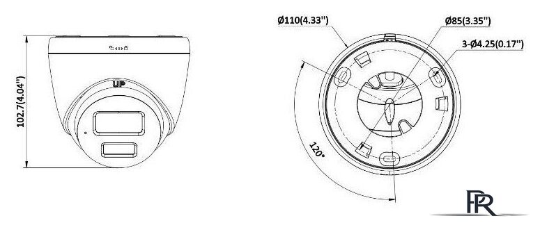 IP-камера Hikvision DS-2CD1367G3-LIU (2.8 мм) - Изображение №4 — Интернет-магазин ПроЗаказ
