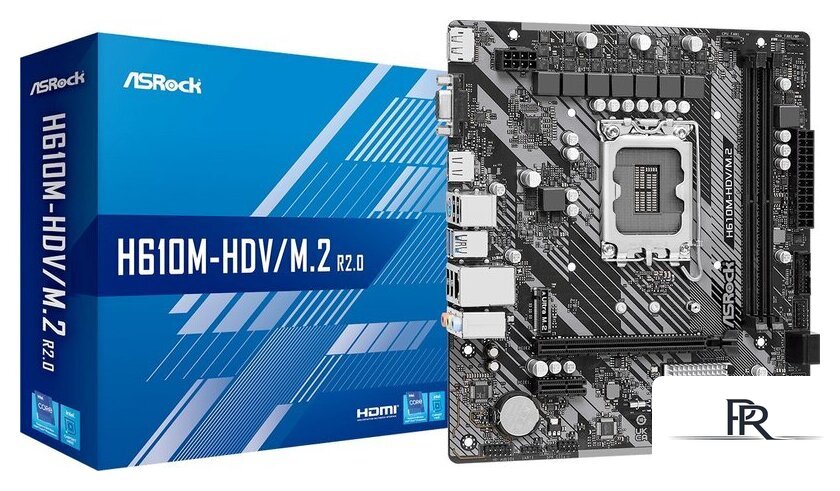 Материнская плата ASRock H610M-HDV/M.2 R2.0 - Изображение №2 — Интернет-магазин ПроЗаказ