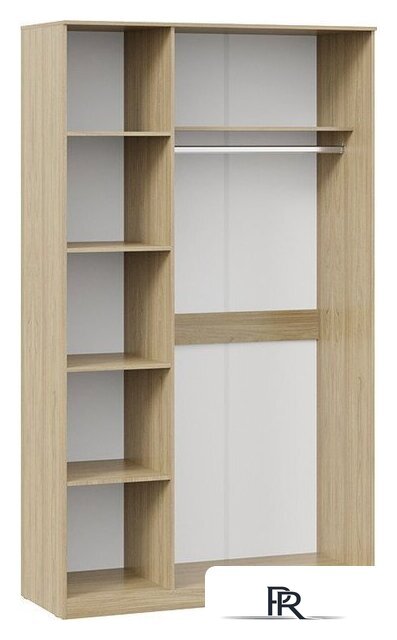 Шкаф распашной Трия Сэнди комбинированный (вяз благородный/белый) - Изображение №3 — Интернет-магазин ПроЗаказ