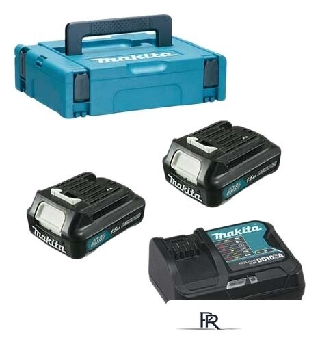 Аккумулятор с зарядным устройством Makita BL1016 + DC10SB (12В/1.5 Ah + 10.8-12В) - Изображение №1 — Интернет-магазин ПроЗаказ