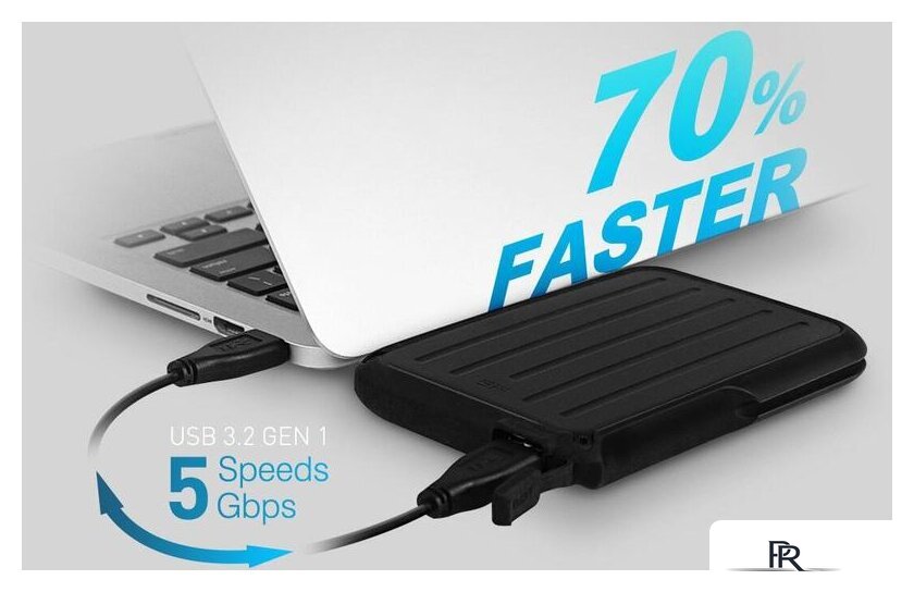 Внешний накопитель Silicon-Power Armor A66 5TB SP050TBPHD66LS3K - Изображение №6 — Интернет-магазин ПроЗаказ