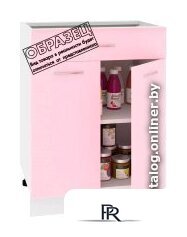 Шкаф напольный Кортекс-мебель Корнелия Лира НШ60р1ш без столешницы (черный) - Изображение №3 — Интернет-магазин ПроЗаказ