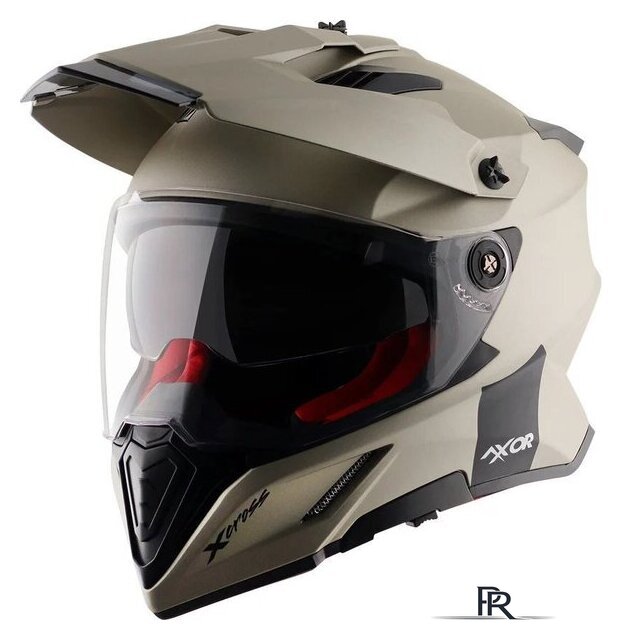 Мотошлем Axor X-Cross Dual Visor NR pm0258165664 (M, никель) - Изображение №1 — Интернет-магазин ПроЗаказ