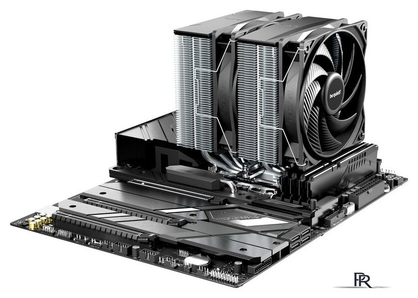 Кулер для процессора be quiet! Pure Rock Pro 3 Silver BK041 - Изображение №4 — Интернет-магазин ПроЗаказ