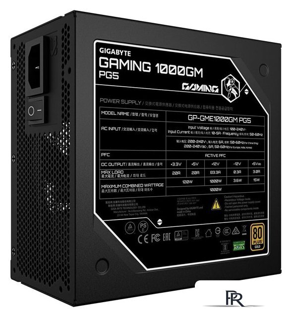 Блок питания Gigabyte Gaming 1000GM PG5 - Изображение №2 — Интернет-магазин ПроЗаказ