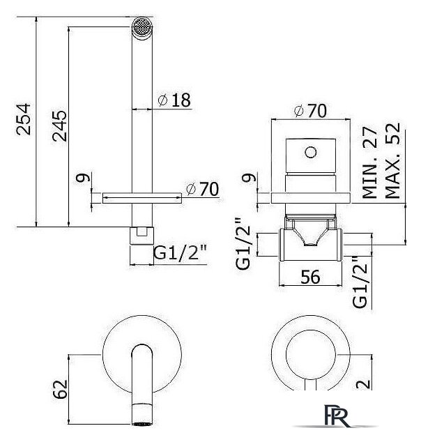 Смеситель Paffoni Light LIG007NO70 - Изображение №4 — Интернет-магазин ПроЗаказ