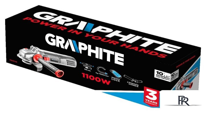 Угловая шлифмашина GRAPHITE 59G110 - Изображение №5 — Интернет-магазин ПроЗаказ