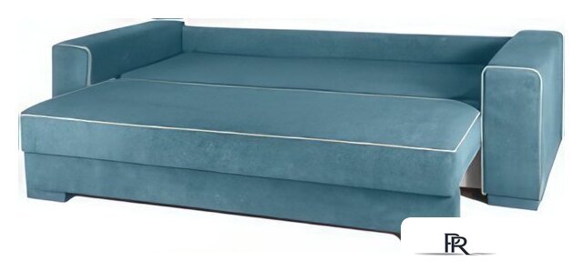 Диван Krones Цезарь 4 (велюр, джинсовый/молочный) - Изображение №4 — Интернет-магазин ПроЗаказ