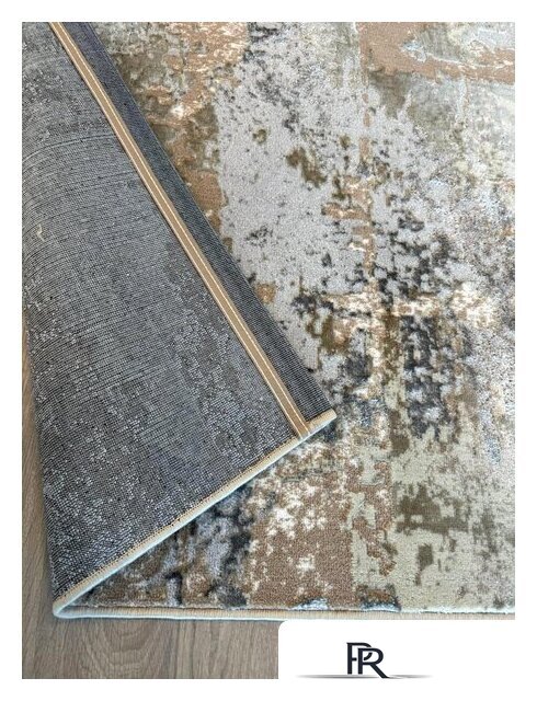 Ковер для жилой комнаты Radjab Carpet Бьянка прямоугольник D056A 7583RK-b 1.6x2.3 (cream shirink/vizon fdy) - Изображение №3 — Интернет-магазин ПроЗаказ