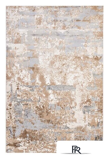 Ковер для жилой комнаты Radjab Carpet Бьянка прямоугольник D056A 7583RK-b 1.6x2.3 (cream shirink/vizon fdy) - Изображение №1 — Интернет-магазин ПроЗаказ