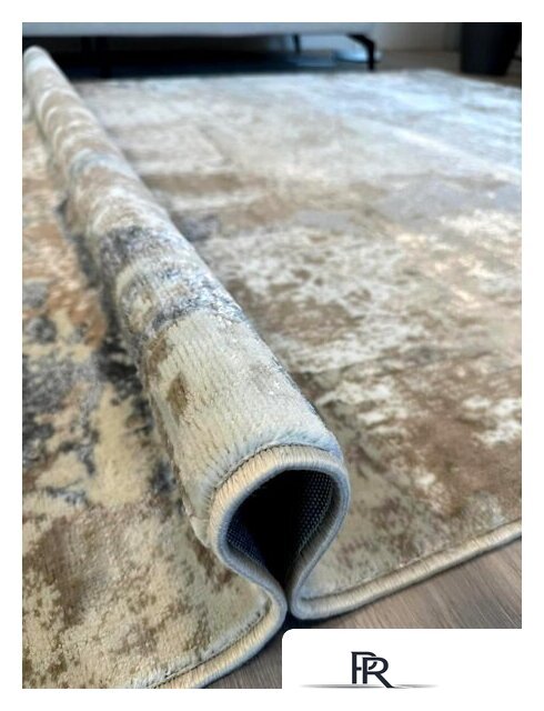 Ковер для жилой комнаты Radjab Carpet Бьянка прямоугольник D056A 7583RK-b 1.6x2.3 (cream shirink/vizon fdy) - Изображение №2 — Интернет-магазин ПроЗаказ