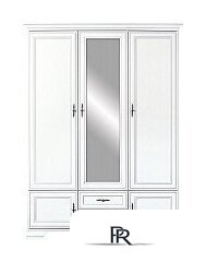 Шкаф распашной Black Red White Kentaki S320-SZF5D2S (белый) - Изображение №1 — Интернет-магазин ПроЗаказ