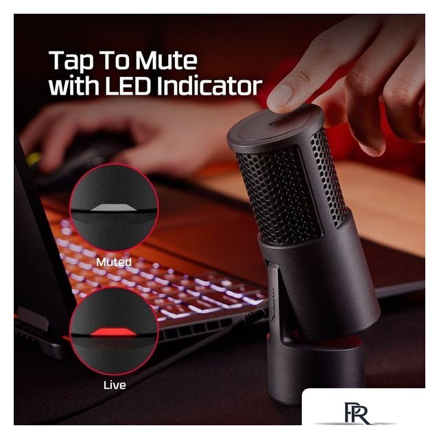 Проводной микрофон HyperX SoloCast 2 (черный) - Изображение №14 — Интернет-магазин ПроЗаказ