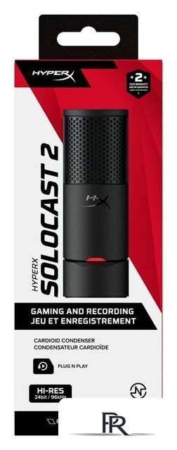 Проводной микрофон HyperX SoloCast 2 (черный) - Изображение №15 — Интернет-магазин ПроЗаказ