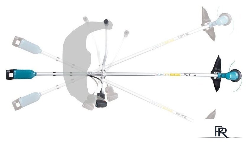 Триммер Makita DUR190URT3 (с 2-мя АКБ) - Изображение №3 — Интернет-магазин ПроЗаказ