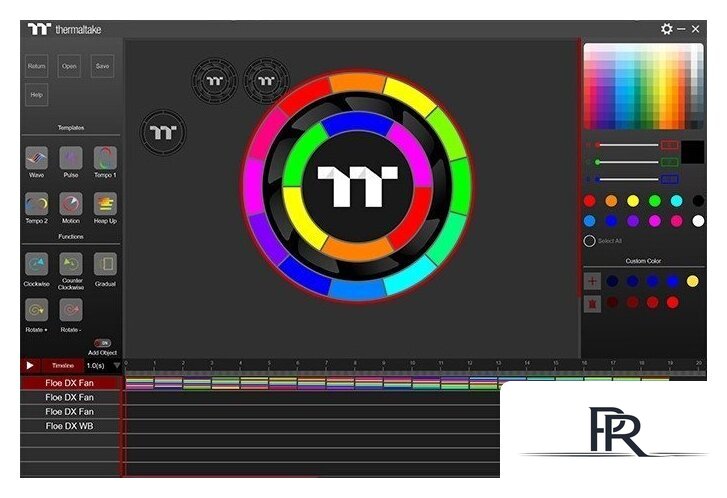Система жидкостного охлаждения для процессора Thermaltake Floe DX RGB 360 TT Premium Edition CL-W255-PL12SW-A - Изображение №4 — Интернет-магазин ПроЗаказ