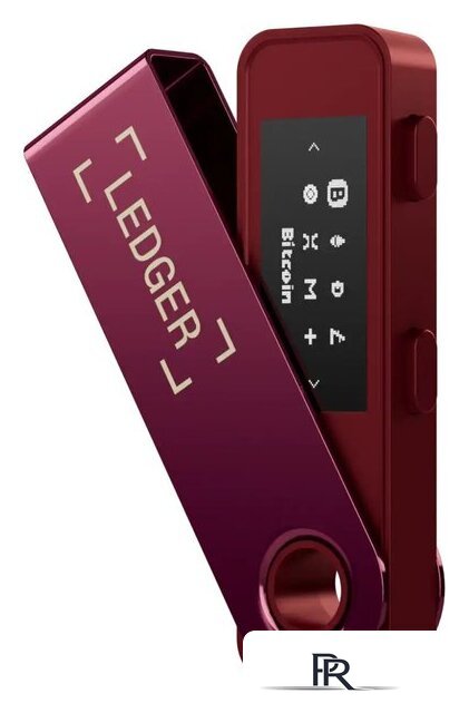 Аппаратный криптокошелек Ledger Nano S Plus (бордовый) - Изображение №1 — Интернет-магазин ПроЗаказ