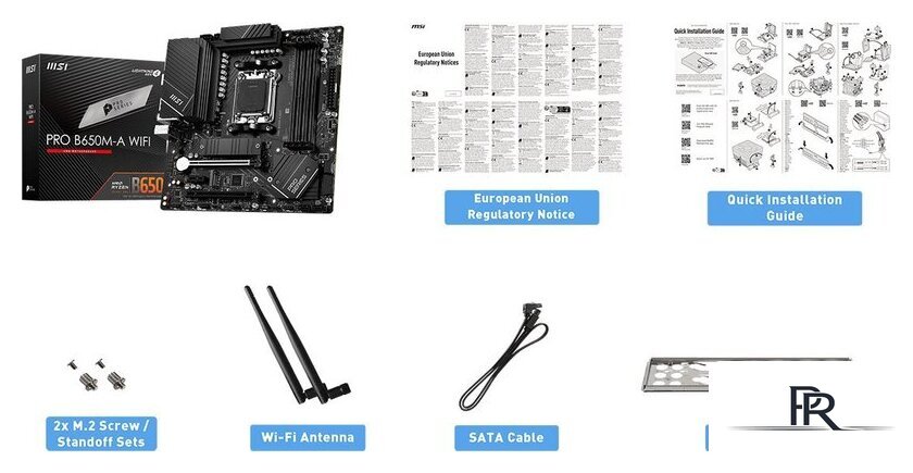 Материнская плата MSI PRO B650M-A WiFi - Изображение №2 — Интернет-магазин ПроЗаказ