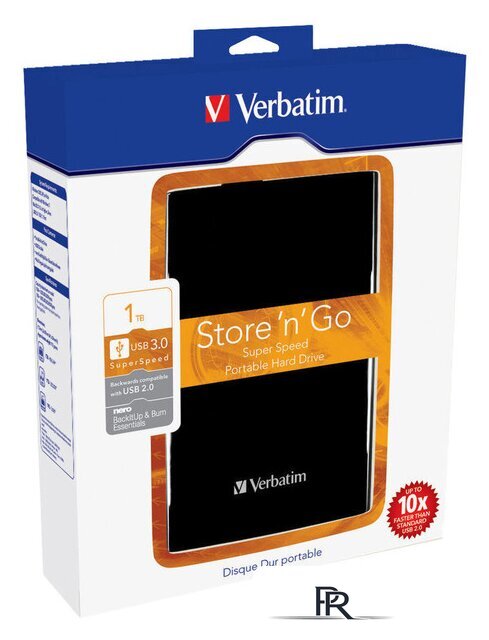Внешний накопитель Verbatim Store 'n' Go USB 3.0 1TB Black (53023) - Изображение №8 — Интернет-магазин ПроЗаказ