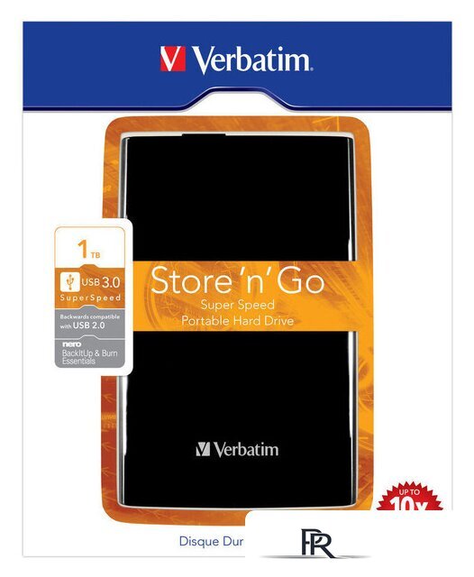 Внешний накопитель Verbatim Store 'n' Go USB 3.0 1TB Black (53023) - Изображение №7 — Интернет-магазин ПроЗаказ