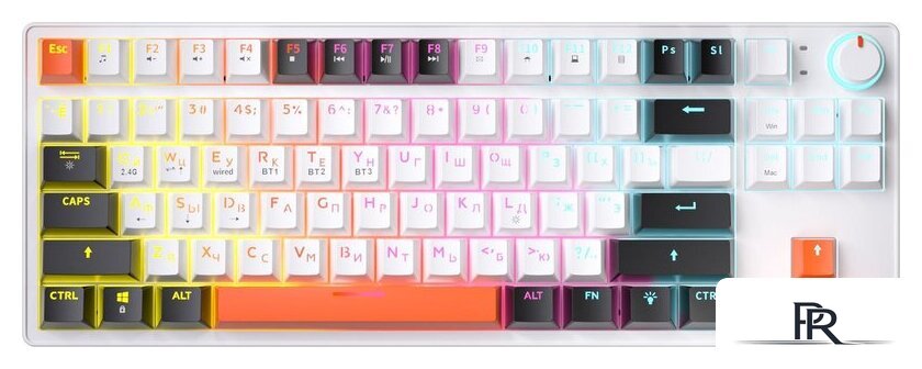 Клавиатура JEGG ZA87 Pro White Black Orange (TNT Yellow) - Изображение №1 — Интернет-магазин ПроЗаказ