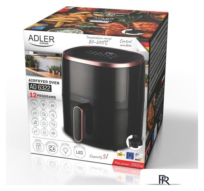 Аэрогриль (аэрофритюрница) Adler AD 6322 - Изображение №6 — Интернет-магазин ПроЗаказ