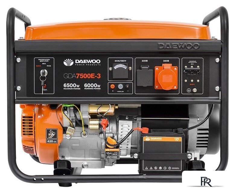 Бензиновый генератор Daewoo Power GDA 7500E-3 - Изображение №2 — Интернет-магазин ПроЗаказ