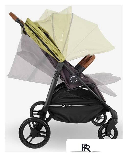 Коляска прогулочная «книга» Rant Twinny RA151 (olive) - Изображение №8 — Интернет-магазин ПроЗаказ