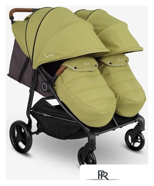 Коляска прогулочная «книга» Rant Twinny RA151 (olive) - Изображение №3 — Интернет-магазин ПроЗаказ