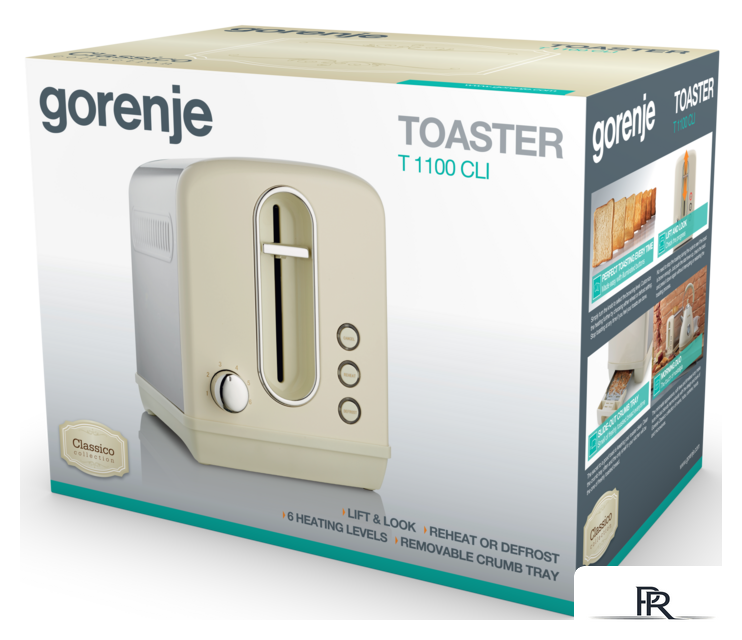 Тостер Gorenje T1100CLI - Изображение №5 — Интернет-магазин ПроЗаказ