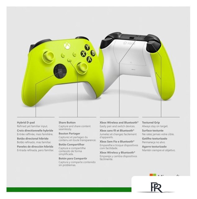 Геймпад Microsoft Xbox (салатовый) - Изображение №6 — Интернет-магазин ПроЗаказ