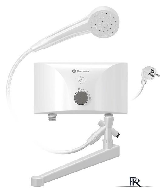 Проточный электрический водонагреватель кран+душ Thermex Vetro 3500 Combi - Изображение №1 — Интернет-магазин ПроЗаказ