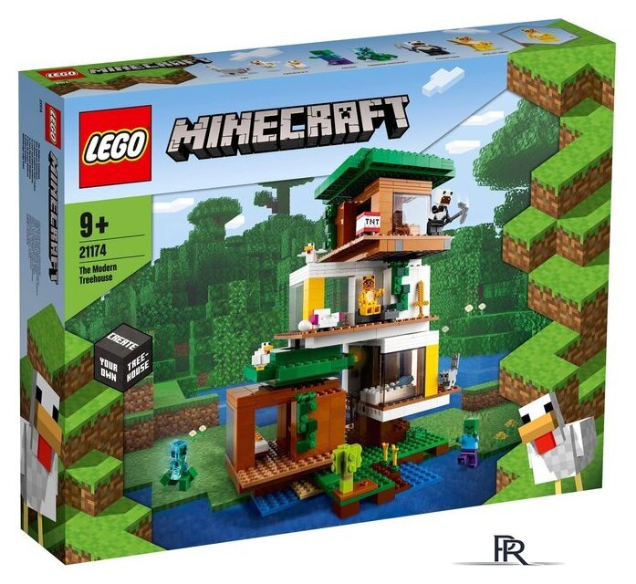Конструктор LEGO Minecraft 21174 Современный домик на дереве - Изображение №1 — Интернет-магазин ПроЗаказ