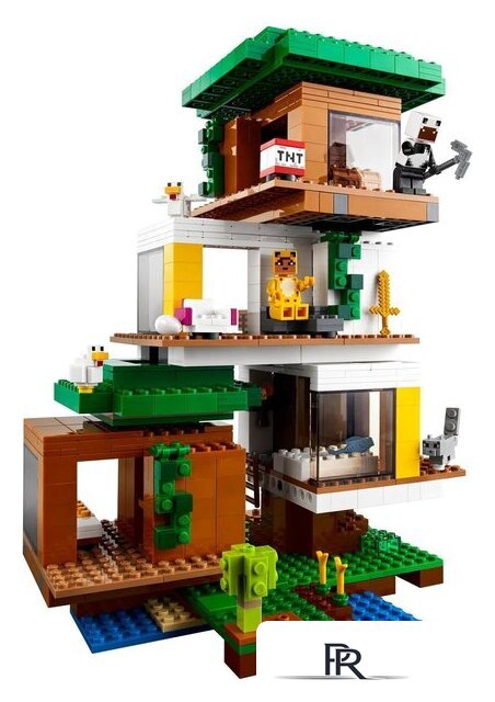Конструктор LEGO Minecraft 21174 Современный домик на дереве - Изображение №8 — Интернет-магазин ПроЗаказ