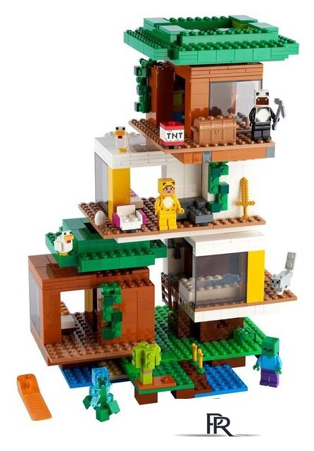 Конструктор LEGO Minecraft 21174 Современный домик на дереве - Изображение №3 — Интернет-магазин ПроЗаказ