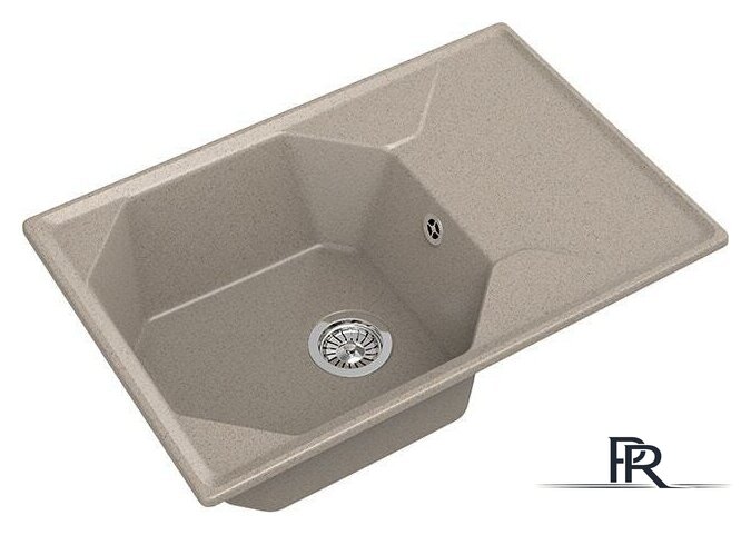 Кухонная мойка GranFest GF-U-740L (песочный) - Изображение №1 — Интернет-магазин ПроЗаказ