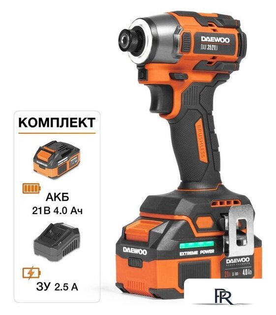 Винтоверт Daewoo Power DAX 3521Li SET (с 1-им АКБ, кейс) - Изображение №1 — Интернет-магазин ПроЗаказ