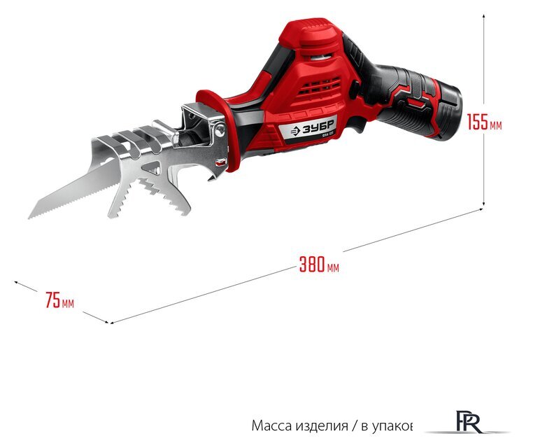 Сабельная пила Зубр Мастер СПЛ-125-22 (с 2-мя АКБ) - Изображение №2 — Интернет-магазин ПроЗаказ