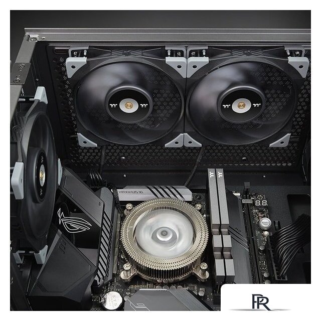 Комплект вентиляторов для корпуса Thermaltake ToughFan 14 2-Fan Pack CL-F085-PL14BL-A - Изображение №5 — Интернет-магазин ПроЗаказ