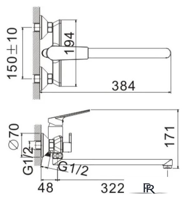 Смеситель Belz B22533 - Изображение №2 — Интернет-магазин ПроЗаказ