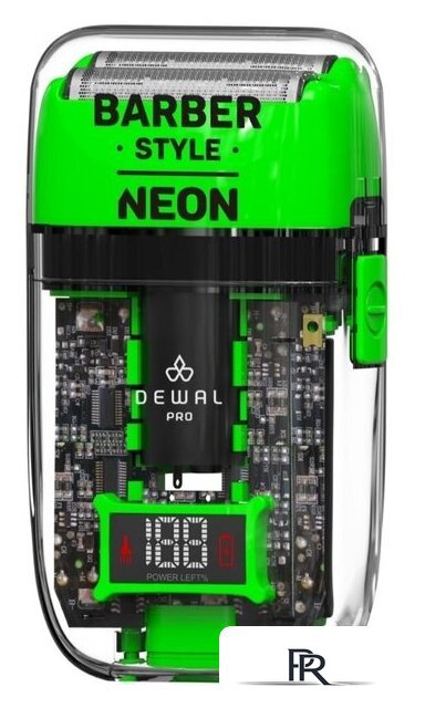 Электробритва Dewal Style Neon 03-082 (зеленый) - Изображение №2 — Интернет-магазин ПроЗаказ