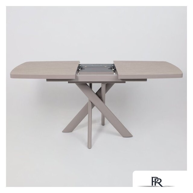 Кухонный стол Мамадома Leonel-130 раздвижной 130-165х85 (бежевый камень-hpl/капучино) - Изображение №19 — Интернет-магазин ПроЗаказ