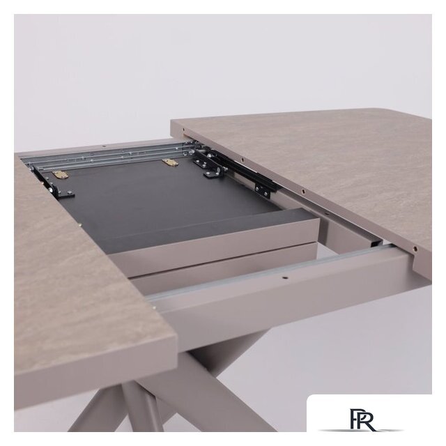 Кухонный стол Мамадома Leonel-130 раздвижной 130-165х85 (бежевый камень-hpl/капучино) - Изображение №14 — Интернет-магазин ПроЗаказ